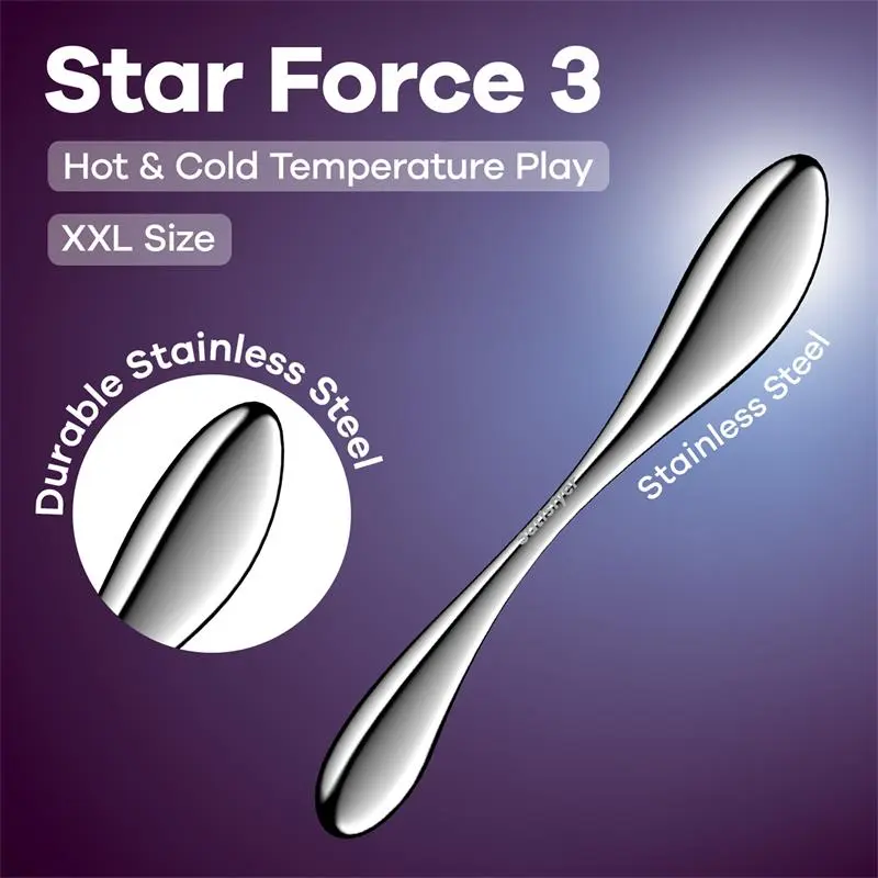 SATISFYER Star Force 3 Dildo de Acero XXL