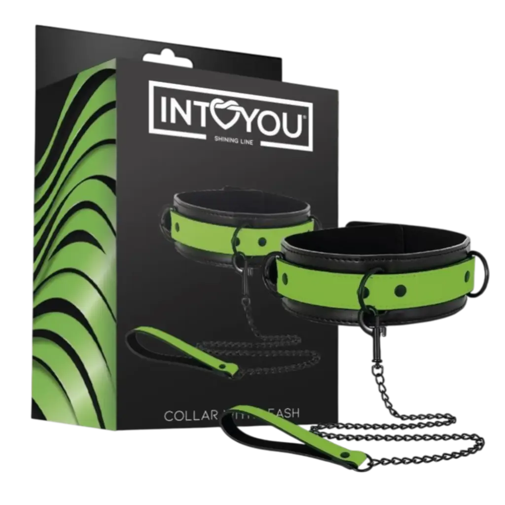 INTOYOU SHINING LINE Collar con Correa que Brilla en la Oscuridad