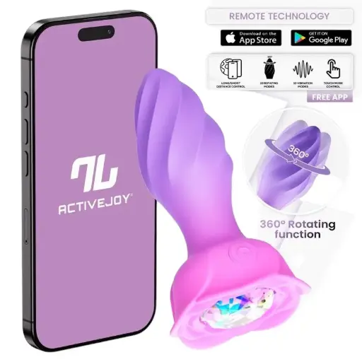 Moxy Plug Anal con Rotación 360º con App