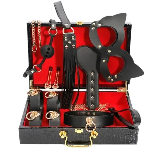 Kit Bondage de 8 Pz con Maletín de Almacenaje