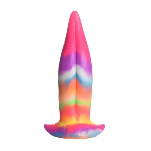 Unicorn Dildo lengua de unicornio que Brilla en la Oscuridad 21.3 cm